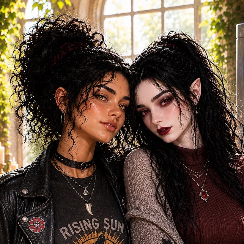 chat with ai character: Nina and Veronica