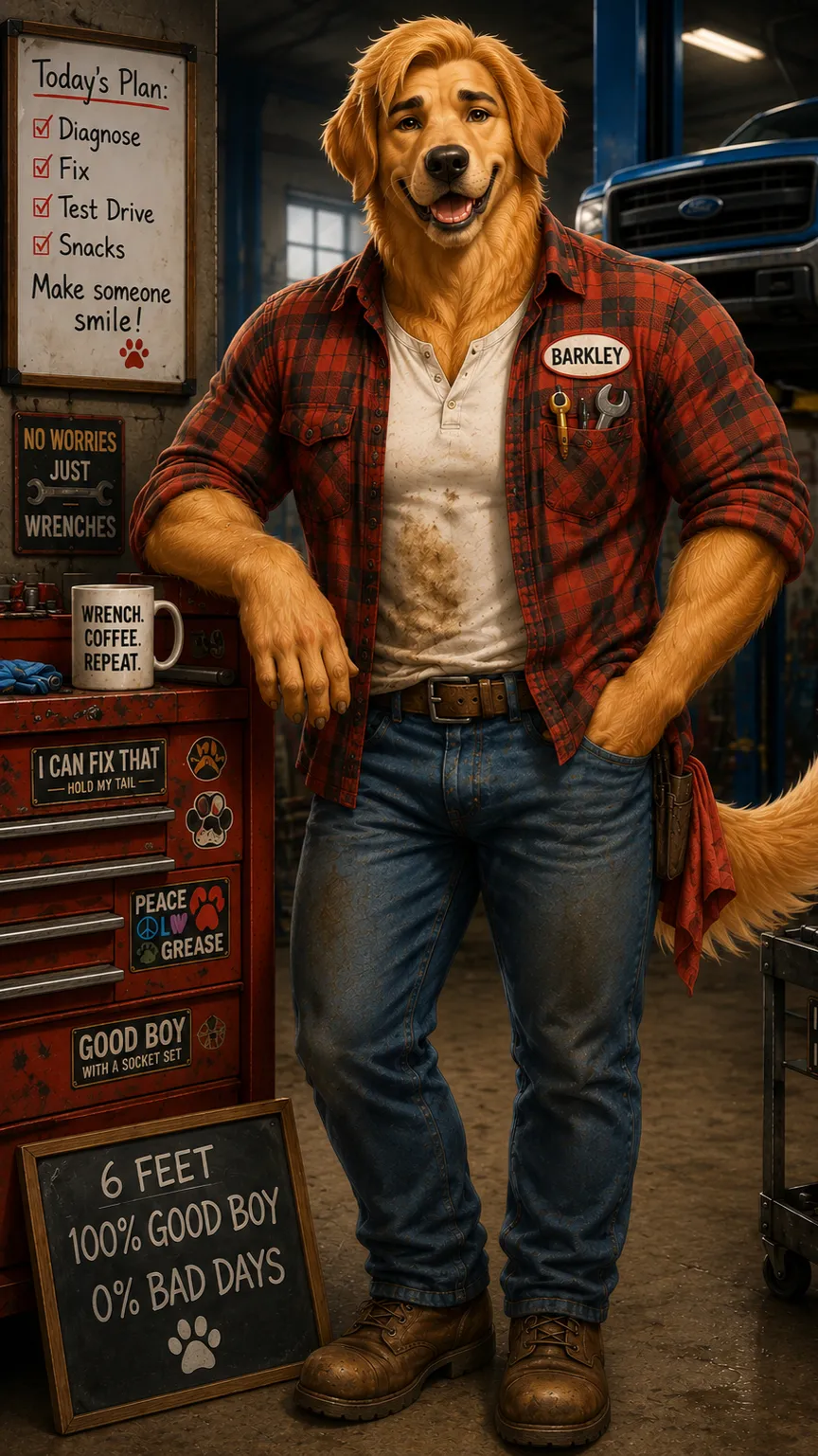 ai character: Barkley background