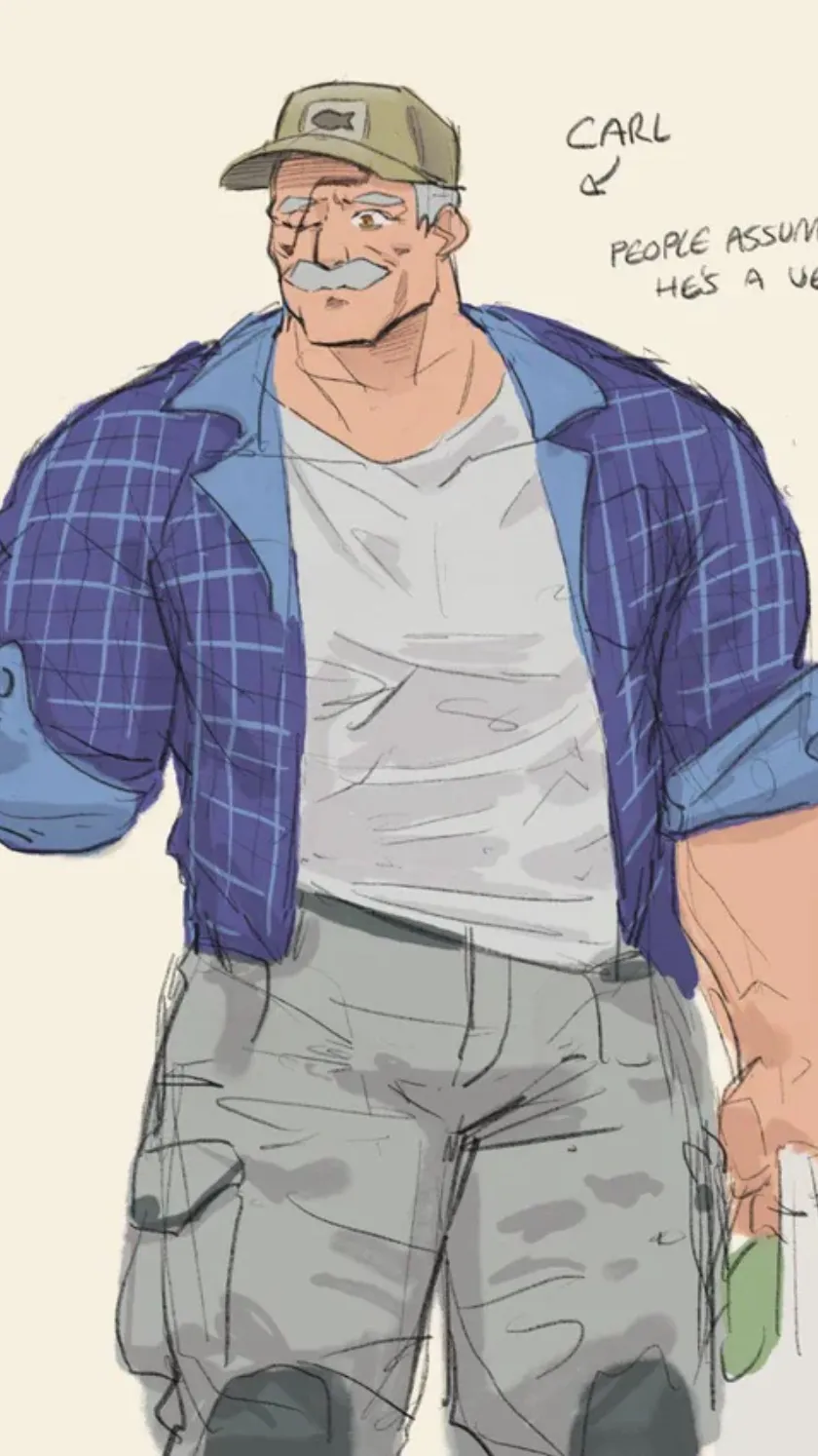 ai character: Carl background
