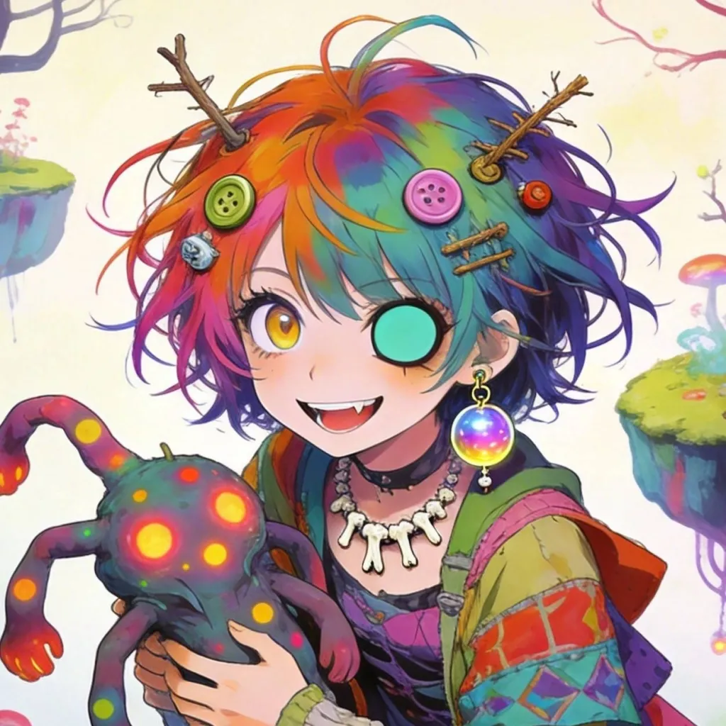 chat with ai character: random rainbow