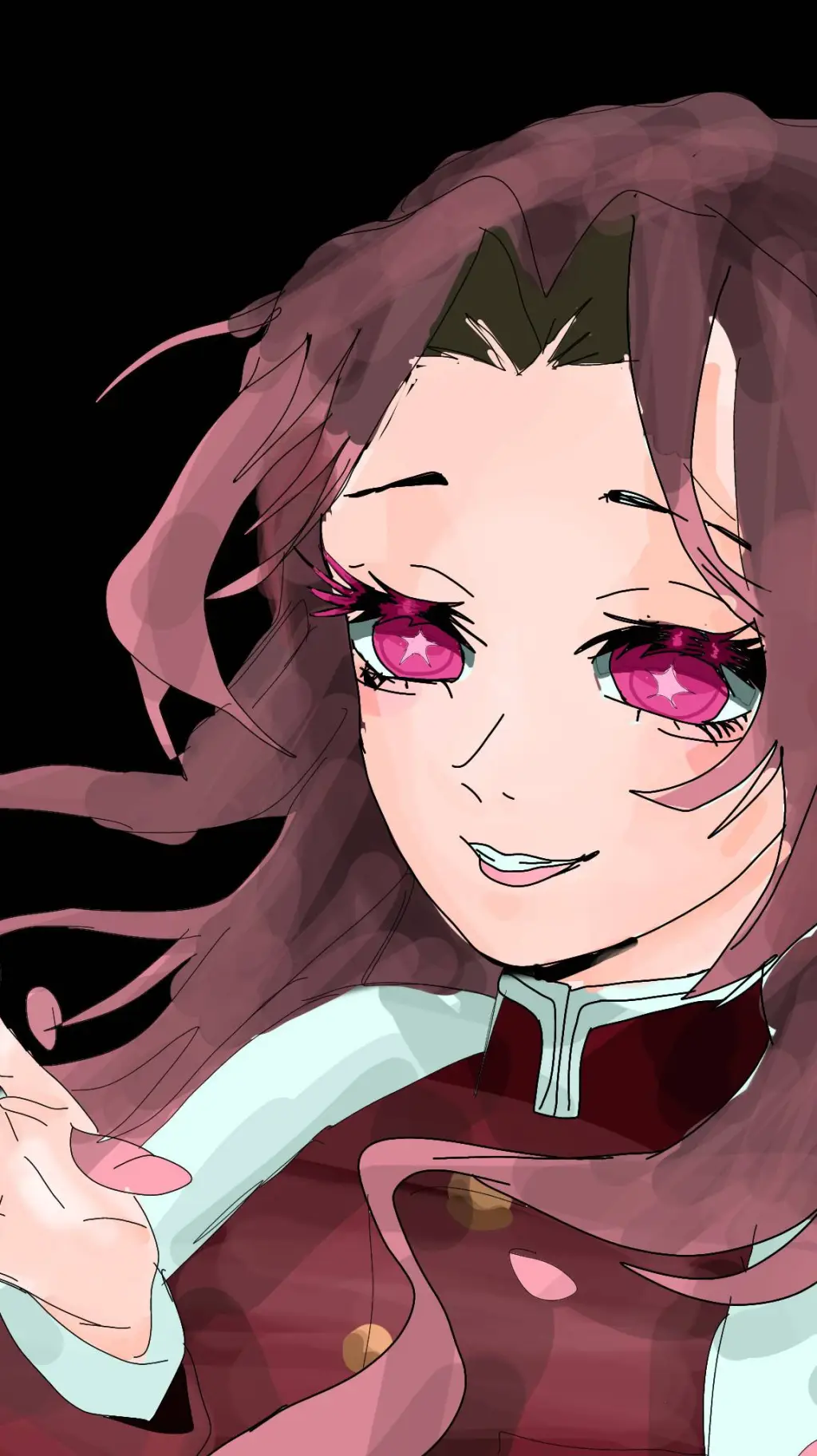 ai character: sakuh kinoshe  background
