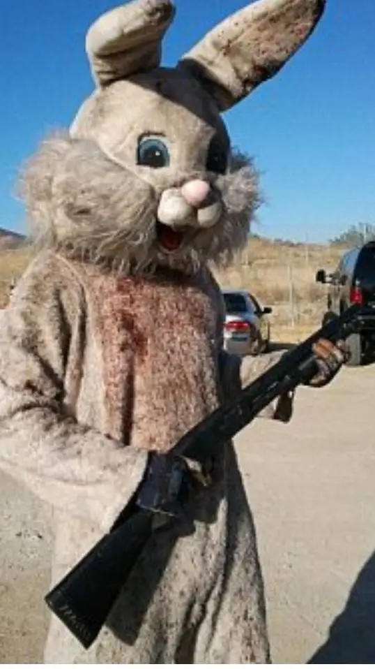 ai character: bunnyman  background