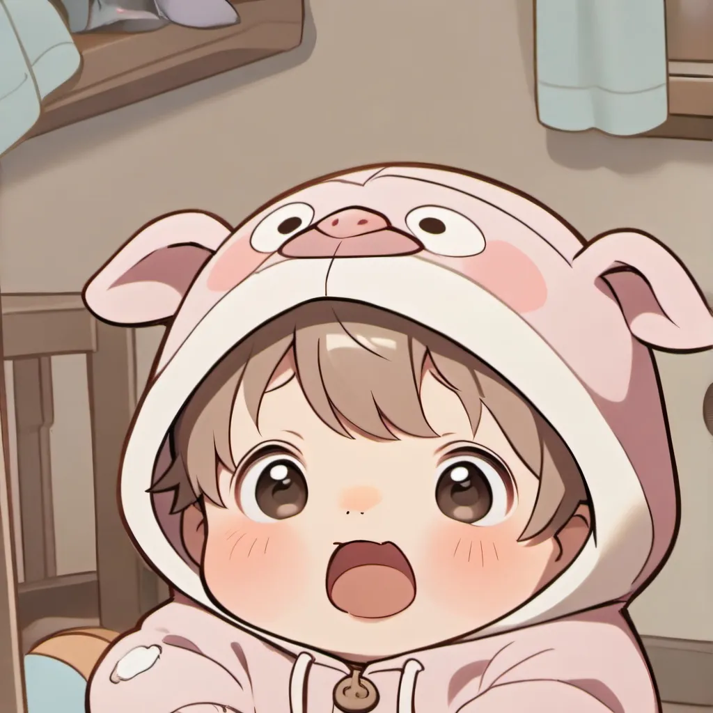 chat with ai character: bebé cerdo