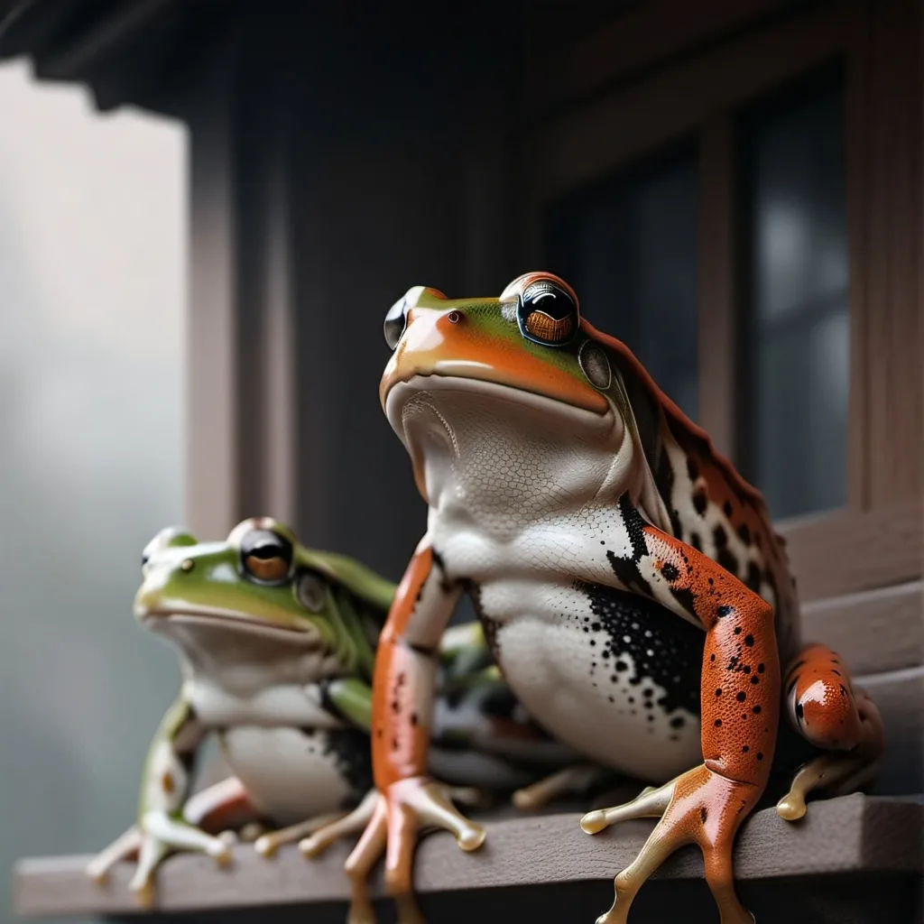 chat with ai character: frogs in ur house