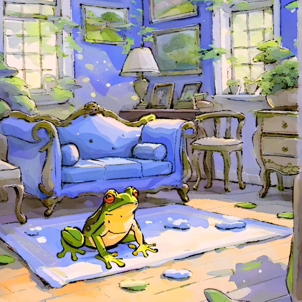 chat with ai character: frog prank