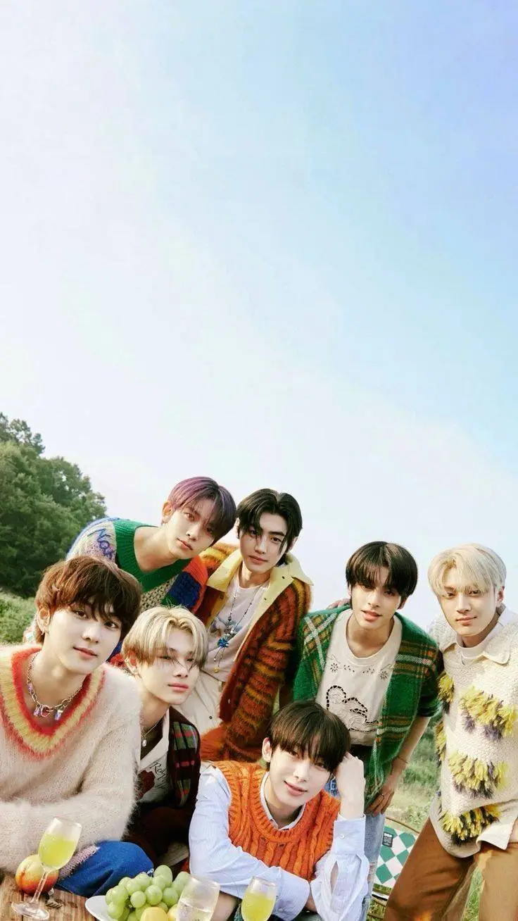 ai character: ENHYPEN 💙 background