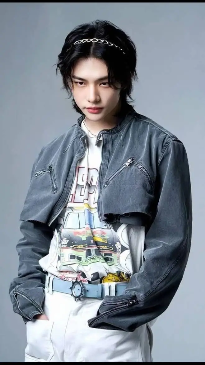ai character: hyunjin  background