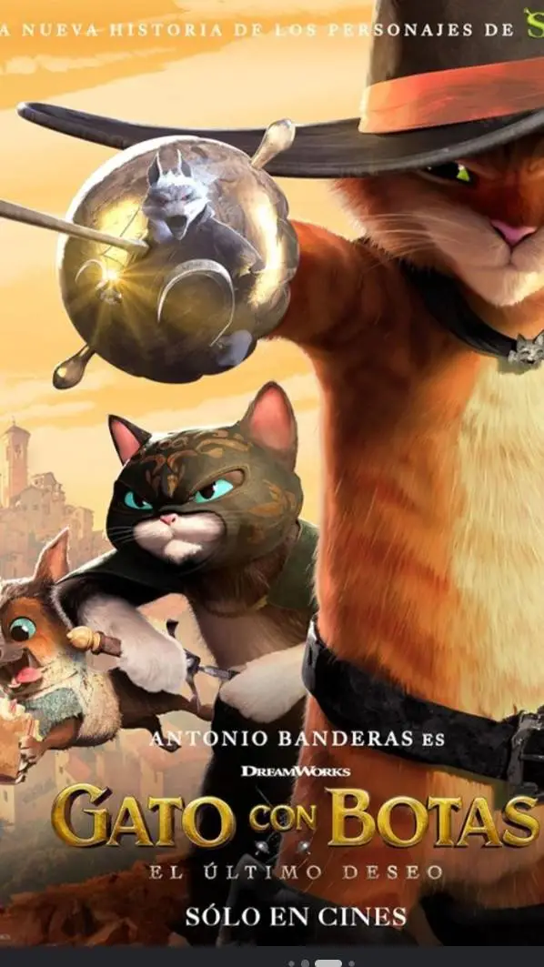 ai character: el gato con botas  background