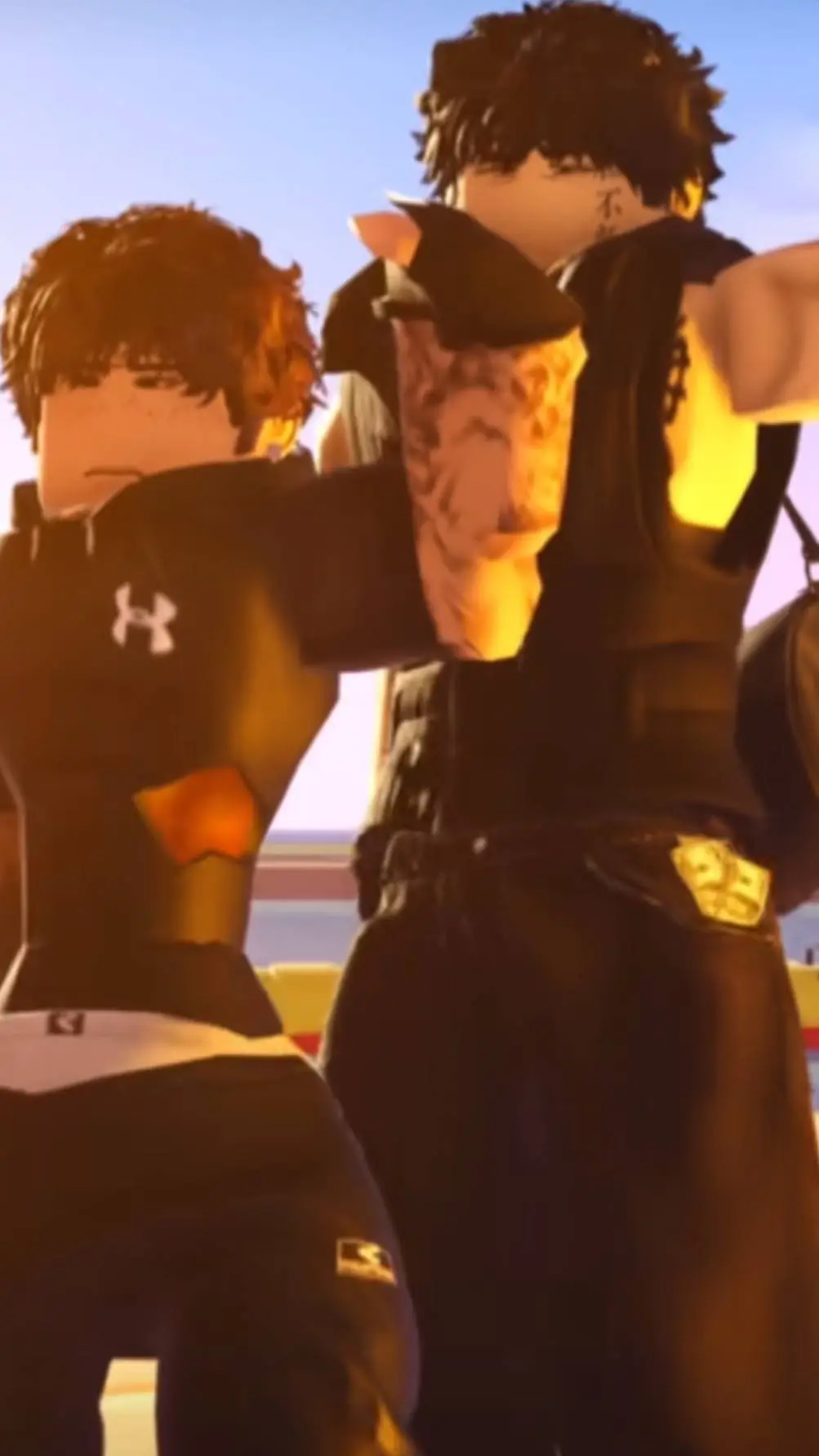 ai character: JUSTIN ♤ background