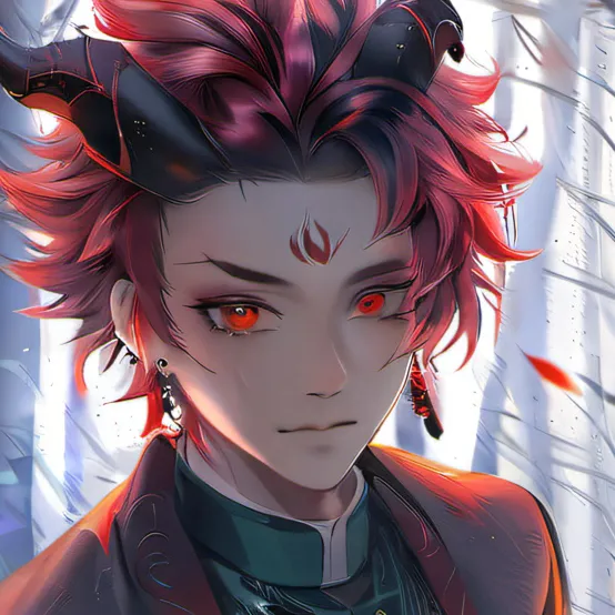 chat with ai character: Tanjiro demon king