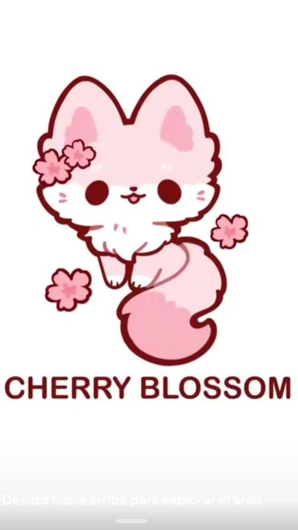ai character: cherry brossom background