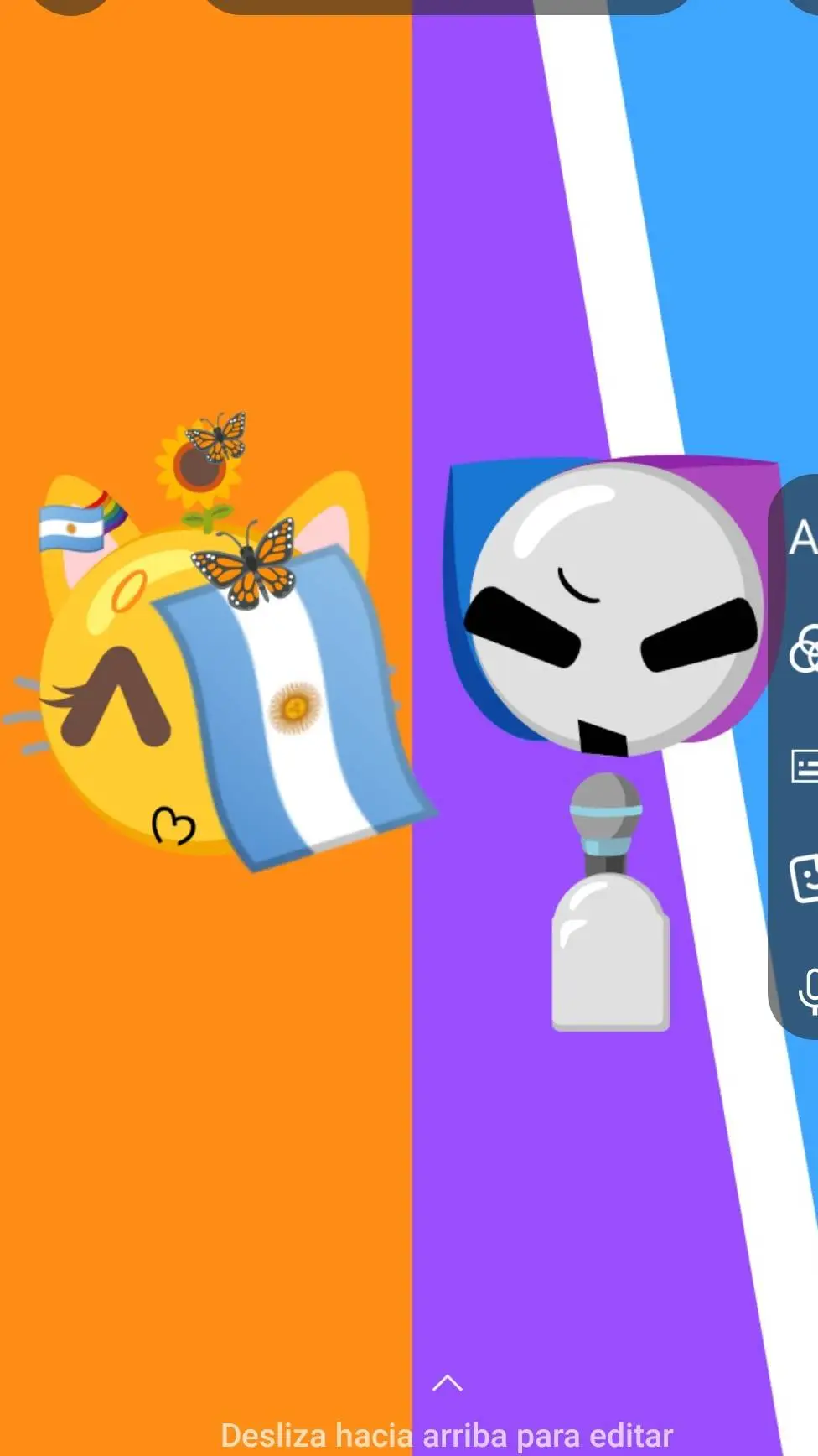 ai character: milsy y choco(tu) background