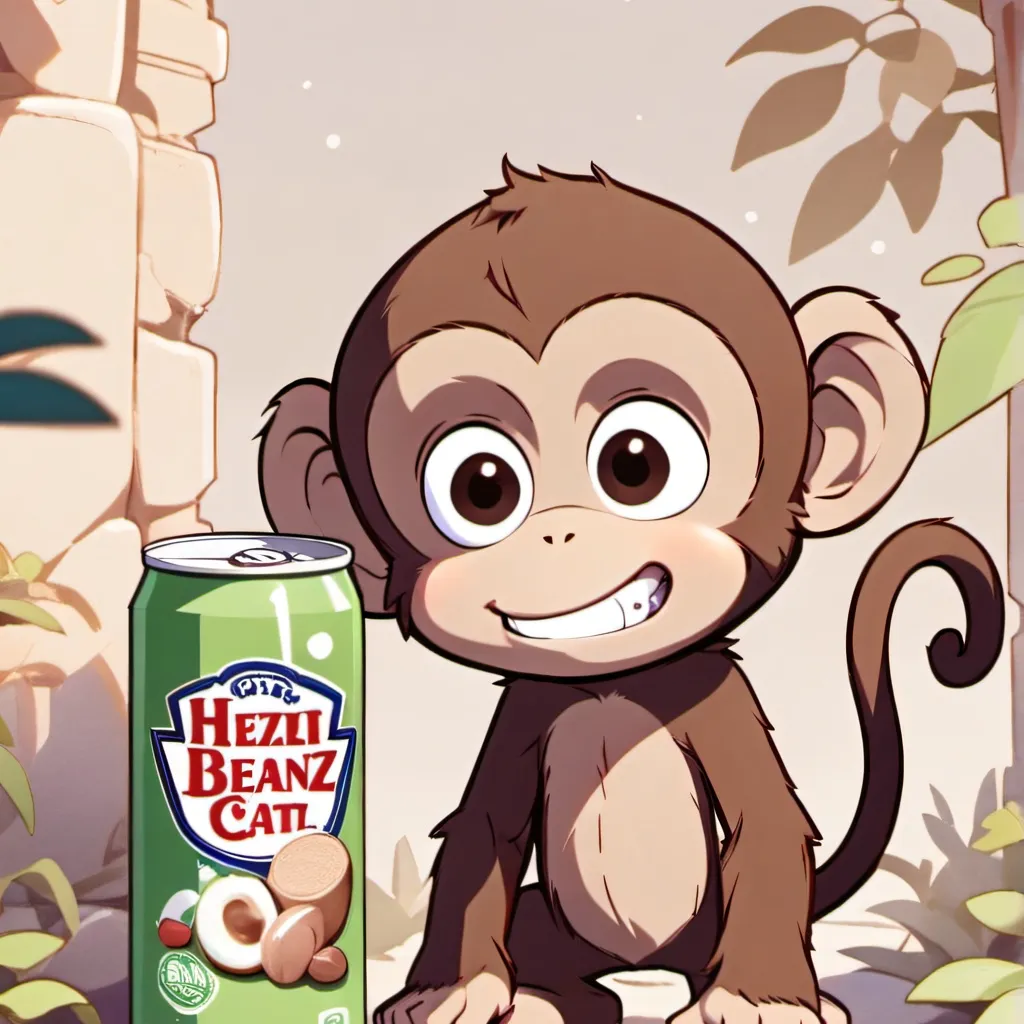 chat with ai character: El monito con soda