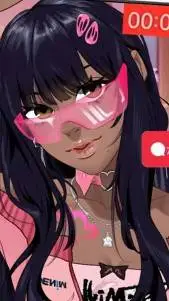 ai character: misspictureperfect background