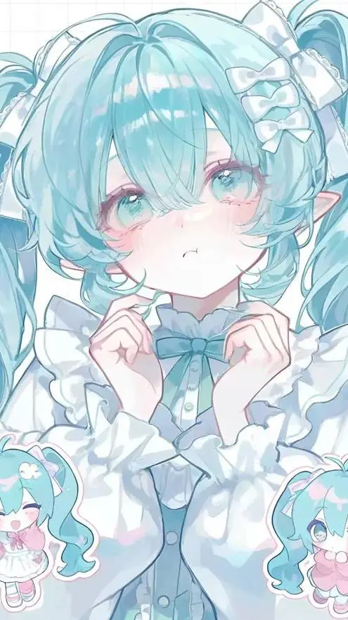 ai character: Miku miku background