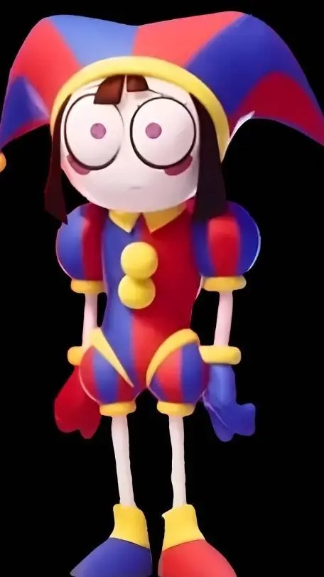 ai character: pomni  background