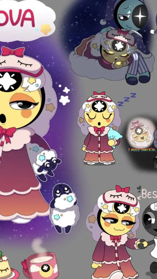 ai character: Astros lil sister  background