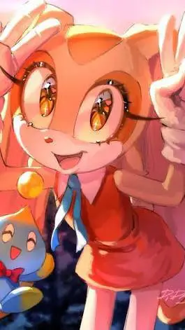 ai character: Cream background