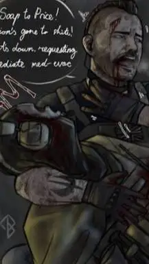 ai character: Ghost × Soap background