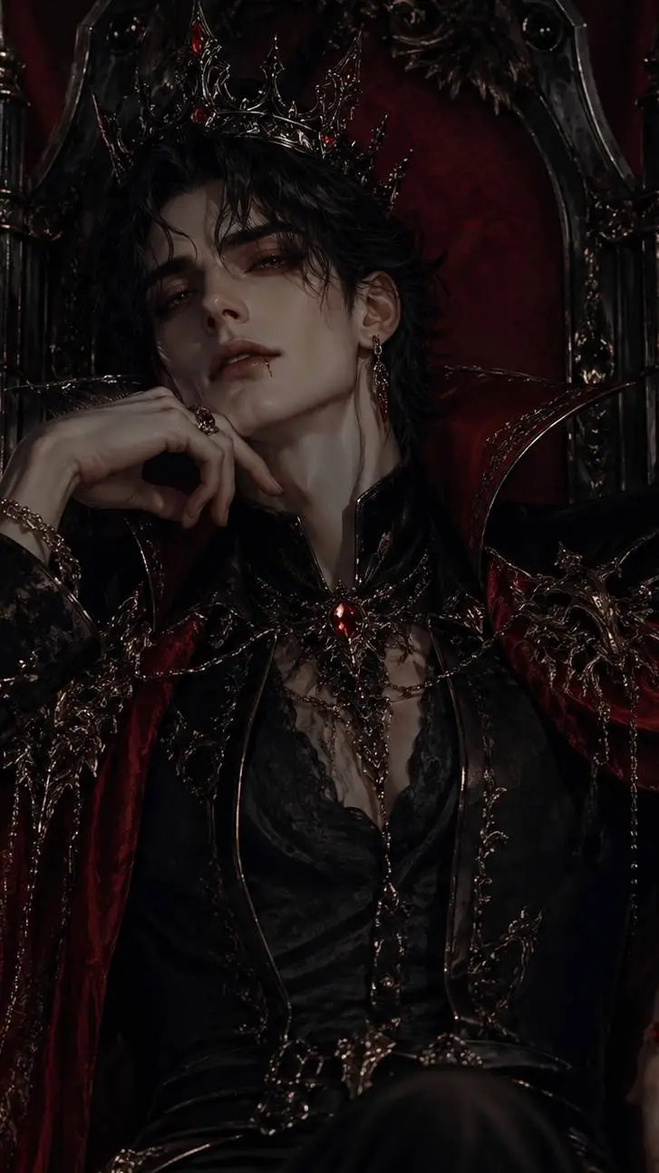 ai character: King Lucien Noir background