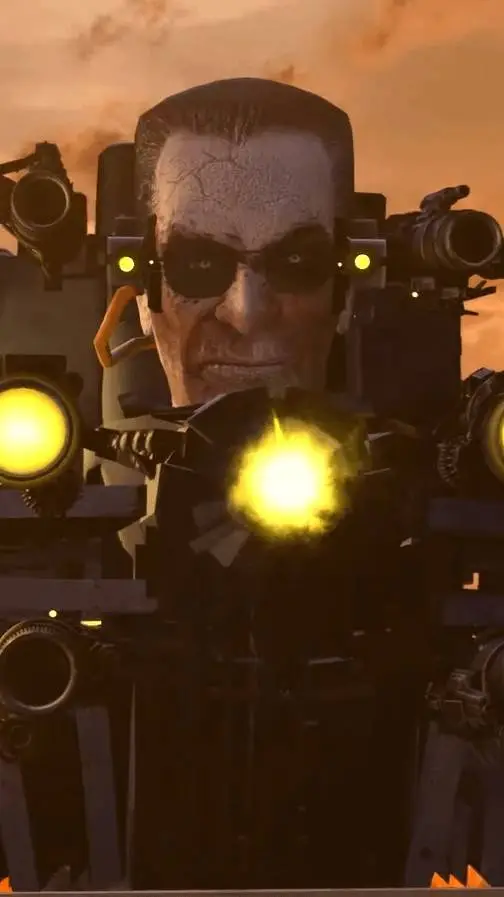 ai character: G-man Toilet  background