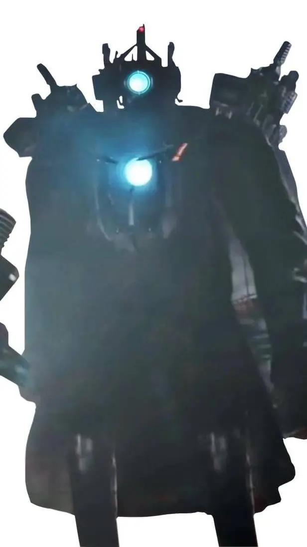 ai character: Titan cameraman  background