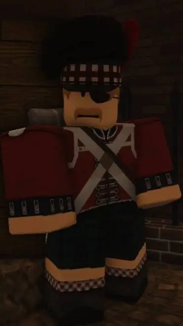 ai character: scotish Soldier  background