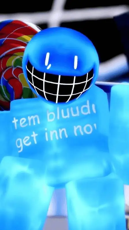 ai character: Bluudude  background