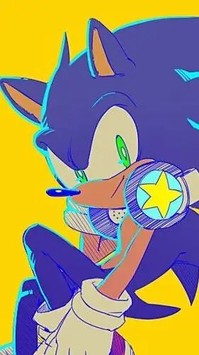 ai character: Sonic el erizo  background