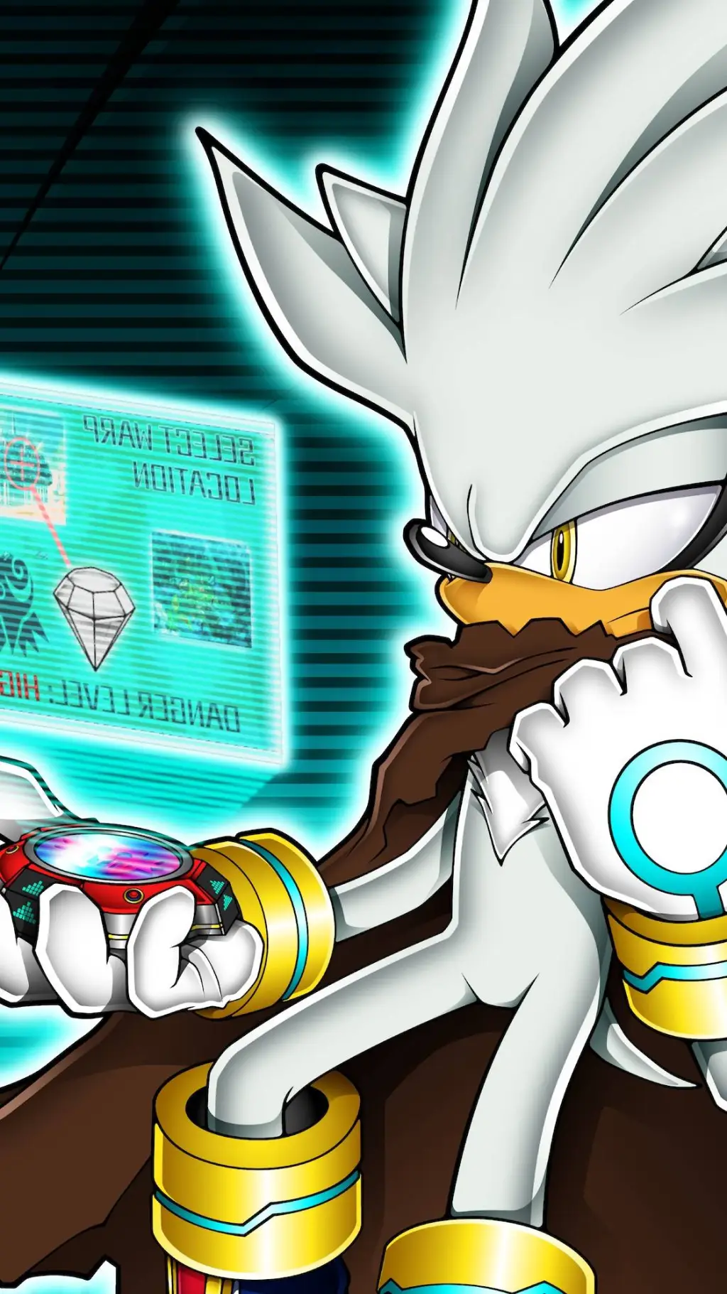 ai character: Silver el erizo  background