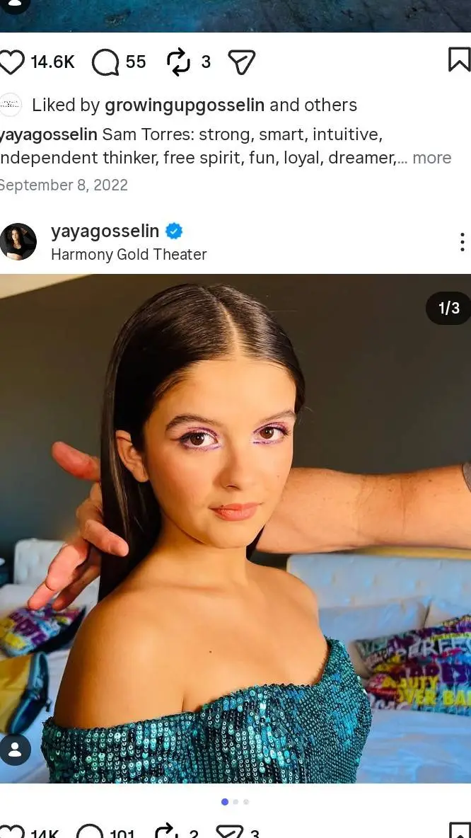 ai character: Yaya gosslin  background