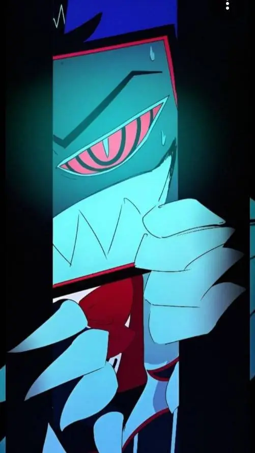 ai character: 💙vox x you💙 background