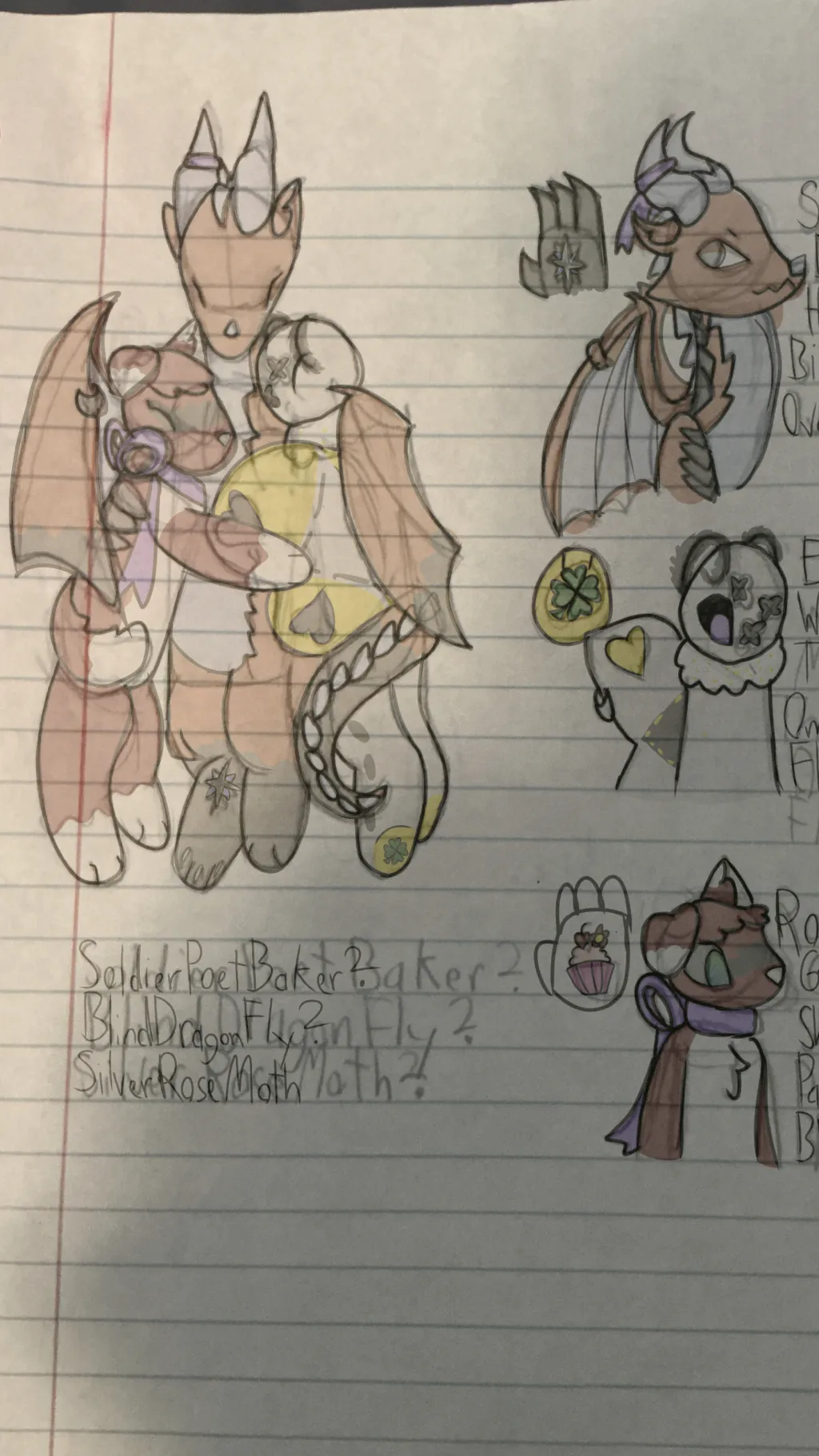 ai character: SilverRoseMoth background