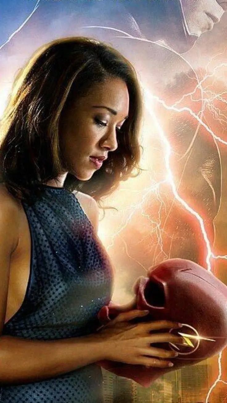 ai character: iris and the flash background
