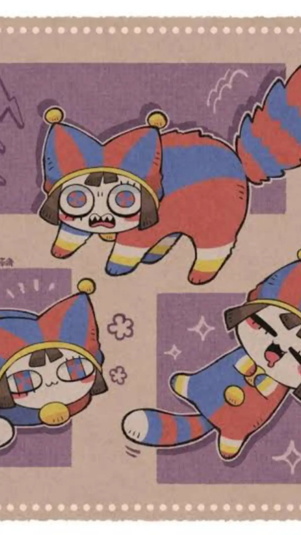 ai character: pomni background