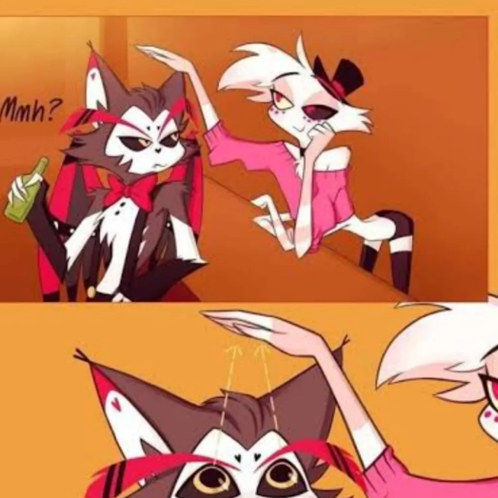 chat with ai character: Angel dust 