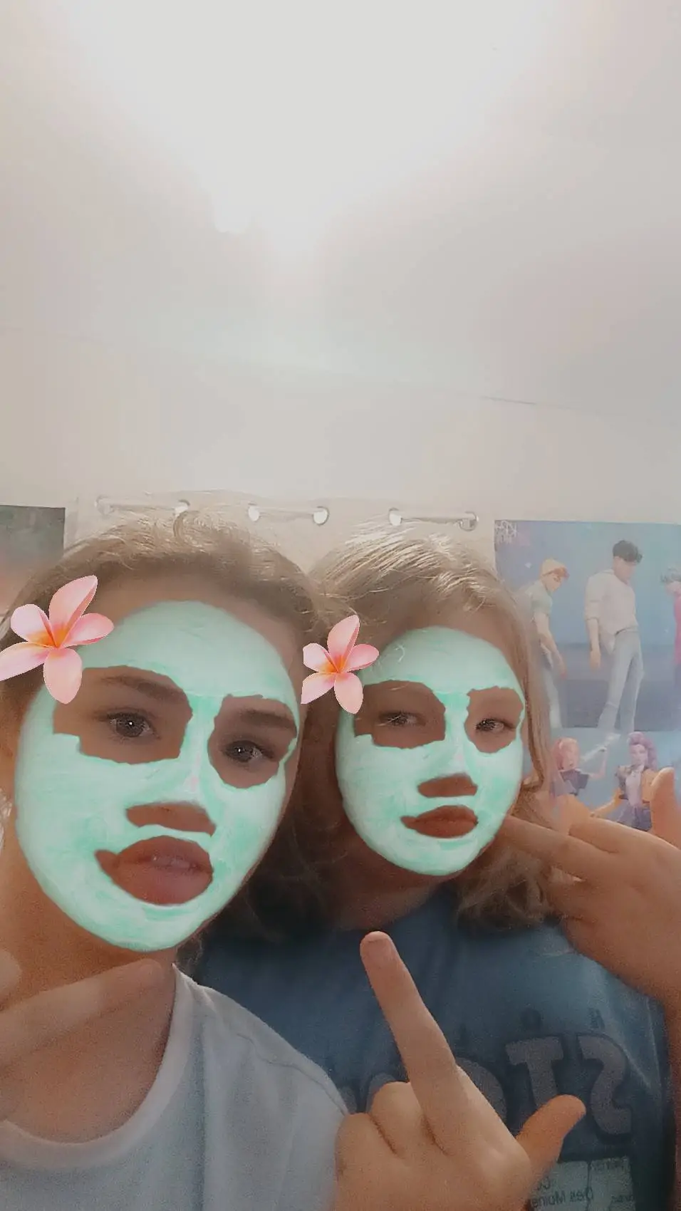 ai character: Peyton and Mia  background