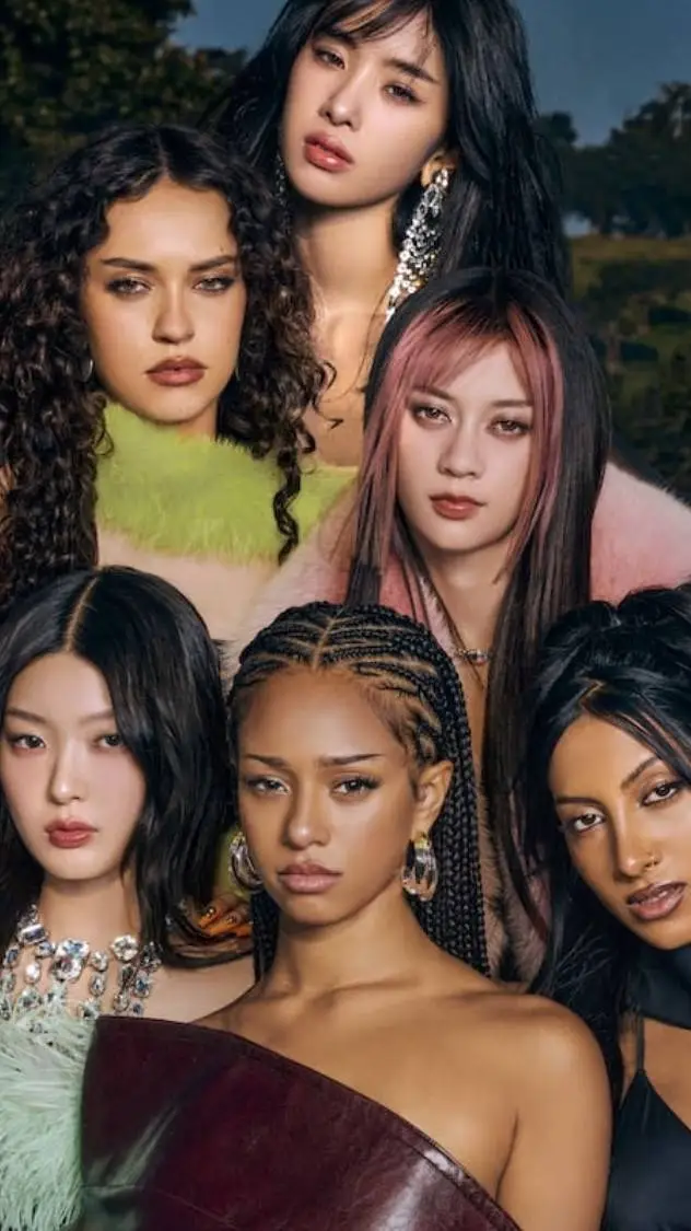 ai character: katseye  background