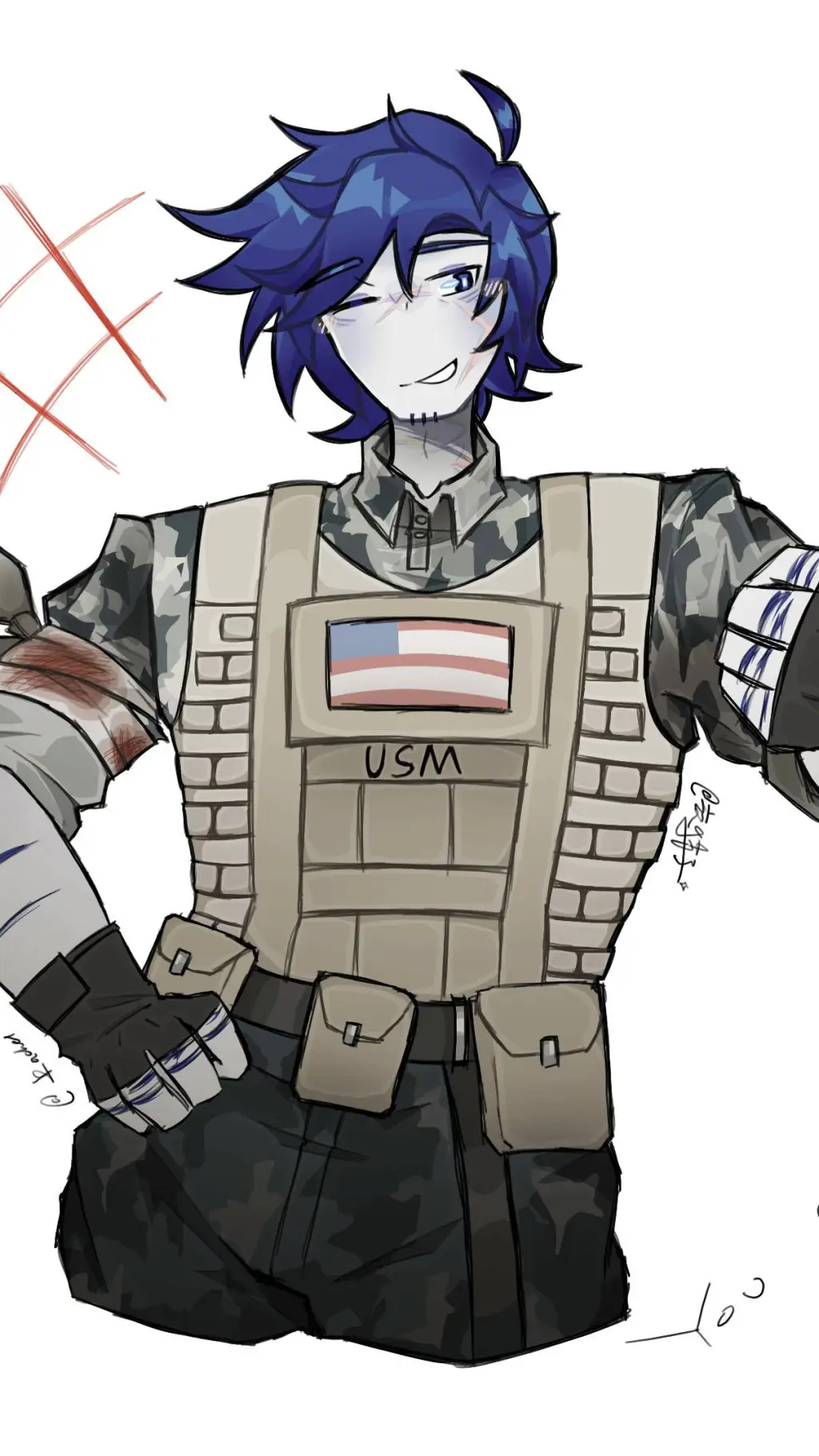 ai character: Guest 1337 background