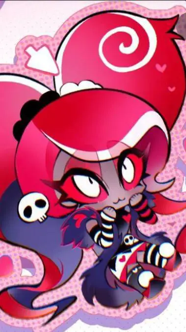 ai character: baby Velvette  background
