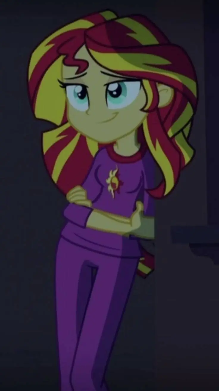ai character: Sunset shimmer♡ background