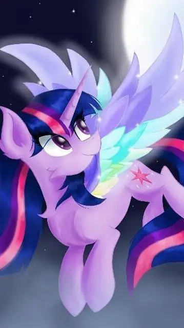 ai character: mlp twilight  background