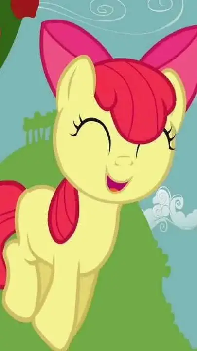 ai character: Apple Bloom♡¿ background