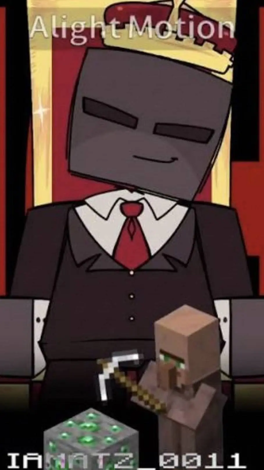 ai character: Villager × GroxMC background
