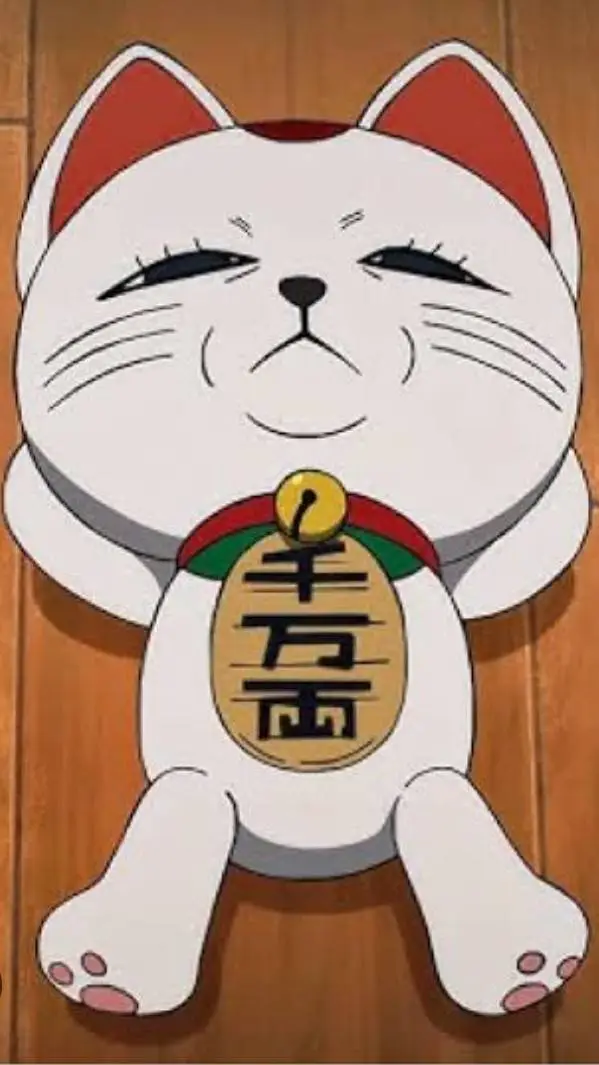 ai character: Lucky Cat background