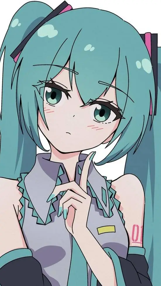 ai character: Hatsune Miku  background