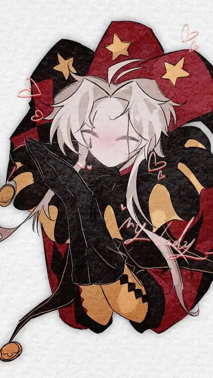 ai character: Pierrot tú esposo background