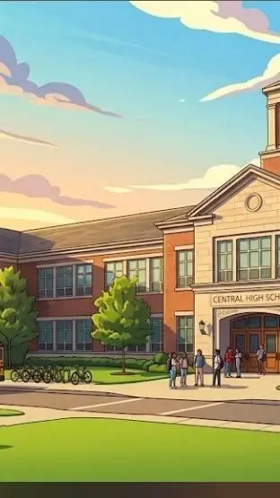 ai character: School background