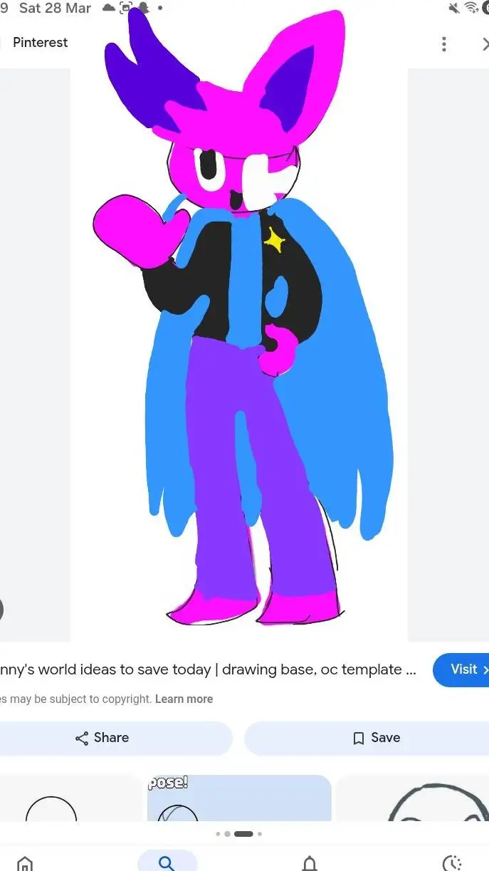 ai character: candy(MY OC!!!)  background