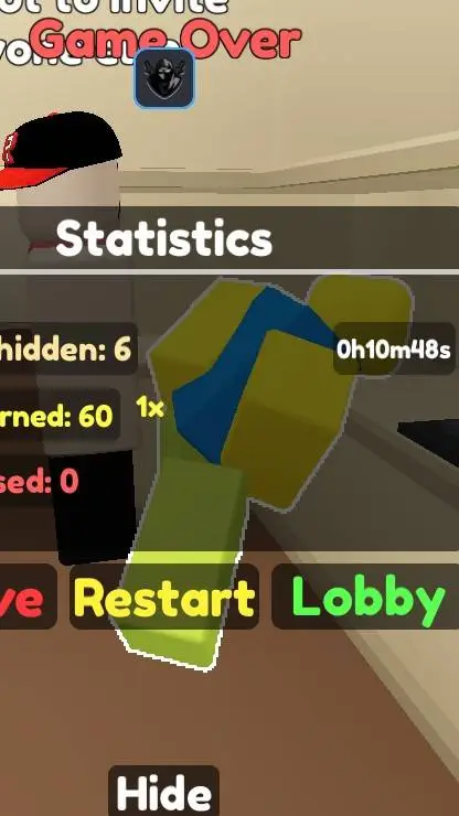 ai character: hide the body rblo background